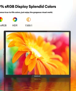 Alternative view of Zeuslap 10.5" FHD Portable Touchscreen Monitor - 100% sRGB IPS for Switch, PS5, Raspberry Pi, and Laptops