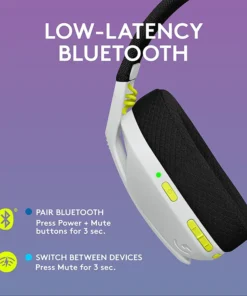 Alternative view of Logitech G435 LIGHTSPEED Wireless Gamer Headset USB Bluetooth/2.4 G Connection Built-in Microphone Gaming Headphone for PC/PS