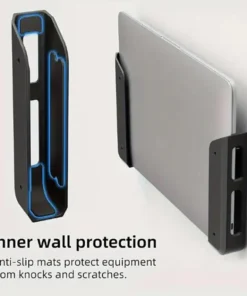 Under Desk Laptop Mount Shelf with Anti-Scratch Silicone for Tablets and Laptops