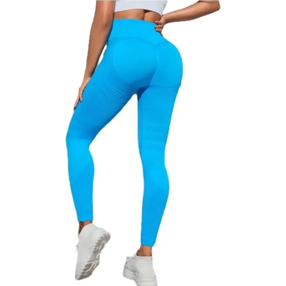 High-Waisted Leggings with Anti-Cellulite Design for Gym Workouts - Image 6