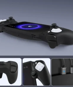 Alternative view of case for Sony Playstation Portal Silicone Shock Absorption Anti Fingerprint Scratch Resistant Cover Case for Playstation Portal