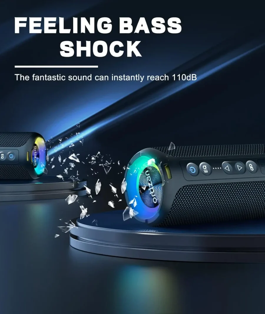 Ortizan 40W Portable Bluetooth Speaker – Enhanced Bass, 30 Hours Playtime, IP7 Waterproof - Image 6