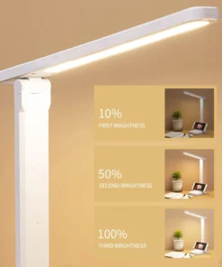 Alternative view of 2026 Chargeable LED Table Lamp USB Color Stepless Dimmable Desk Lamp Touch Foldable Eye Protection Reading Night Light