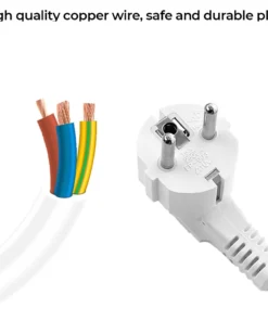 Alternative view of Tower 12 Way Outlets Socket Multi Power Strip Vertical 2.8m Extension Cord EU Plug with 4 USB Overload Protector Switch 220V 10A