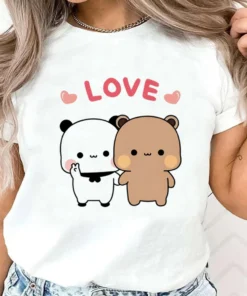 Alternative view of Bubu Dudu t shirt teen Comfortable women kawaii korean clothes Psychedelic Gothic shirt women Y2k hip hop 2000s graphic