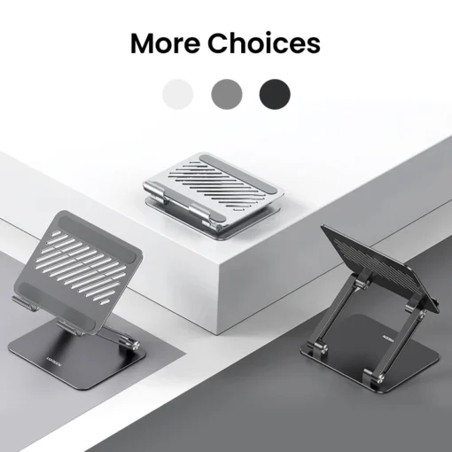UGREEN Aluminum Stand for Tablets and Smartphones with Adjustable Height for Comfortable Use - Image 6