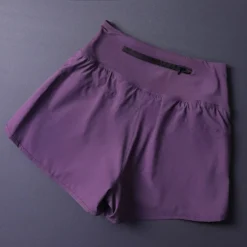 Alternative view of Lightweight Breathable Women's 2 in 1 Shorts with Pockets for Yoga Running Gym