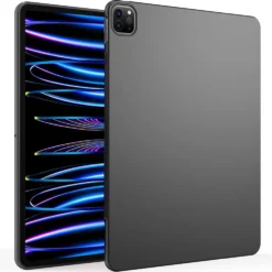 Alternative view of Protective Tablet Case with Precise Cutouts for iPad (5th-10th Gen, Mini, Air, Pro) – Black