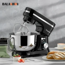 Stand Mixer with 8 Speeds and 1000W Power for Multifunctional Kitchen Use