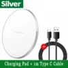 Silver With Cable