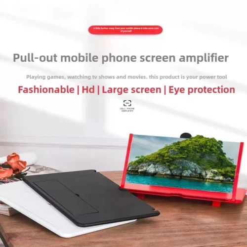Alternative view of 12"Mobile Phone Magnifier Easy TV Viewing Orientation Landscapes Use Eye Protection Full-Screen Mobile Phone Magnificate