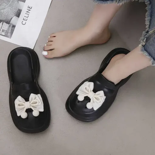 Demi-season Round Nose Heels with Sneakers for Women - Image 4