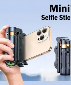 Super Mini Selfie Stick Portable Phone Holder Shooting Aid Versatile Integrated Design Bluetooth Remote For Live Broadcas
