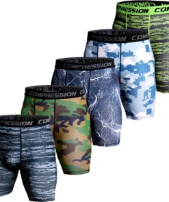 Compression Shorts Men 3D Print Camouflage Bodybuilding Tights Short Men Gyms Shorts Male Muscle Sport Elastic Running Shorts