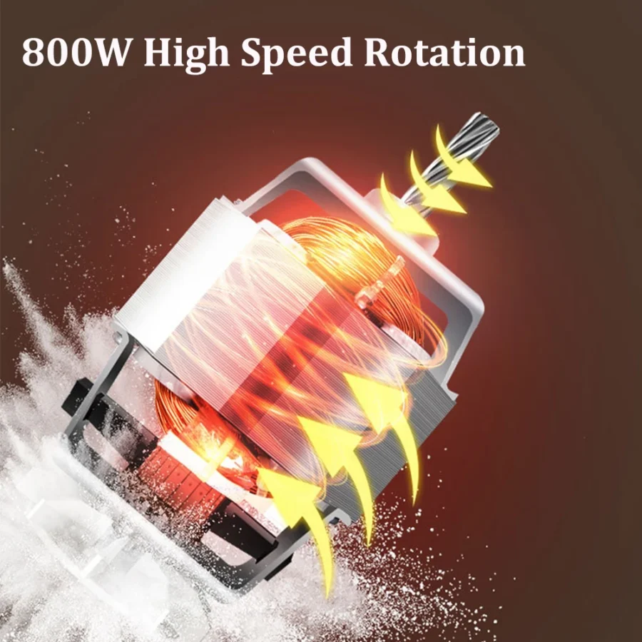 800W 3L Stainless Steel Electric Meat Grinder and Food Processor - Image 5