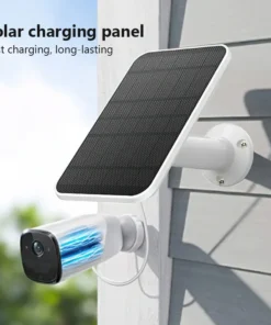 Alternative view of 10W 5V Solar Panel Micro Type-C Outdoor Solar Cells Charger Solar Panels for Security Camera Small Home Light System