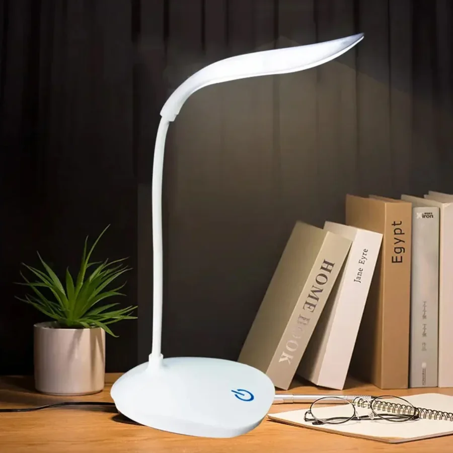 LED Reading Desk Lamp Portable Desk Lamp USB Charging Table Light Touch Dimming Learn Eye Protection Light Room Office Lighting - Image 6