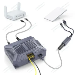 Starlink Gen 3 GigE PoE Injector 200W with Type-C and USB Output for Satellite Internet Devices