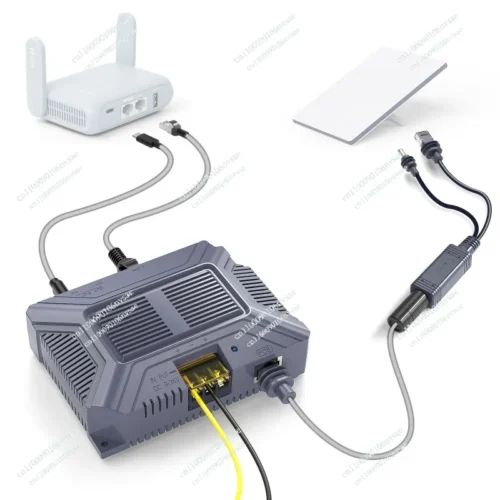 Starlink Gen 3 5-in-1 GigE PoE Injector 200W Starlink compatible satellite internet device with Type-C and USB output