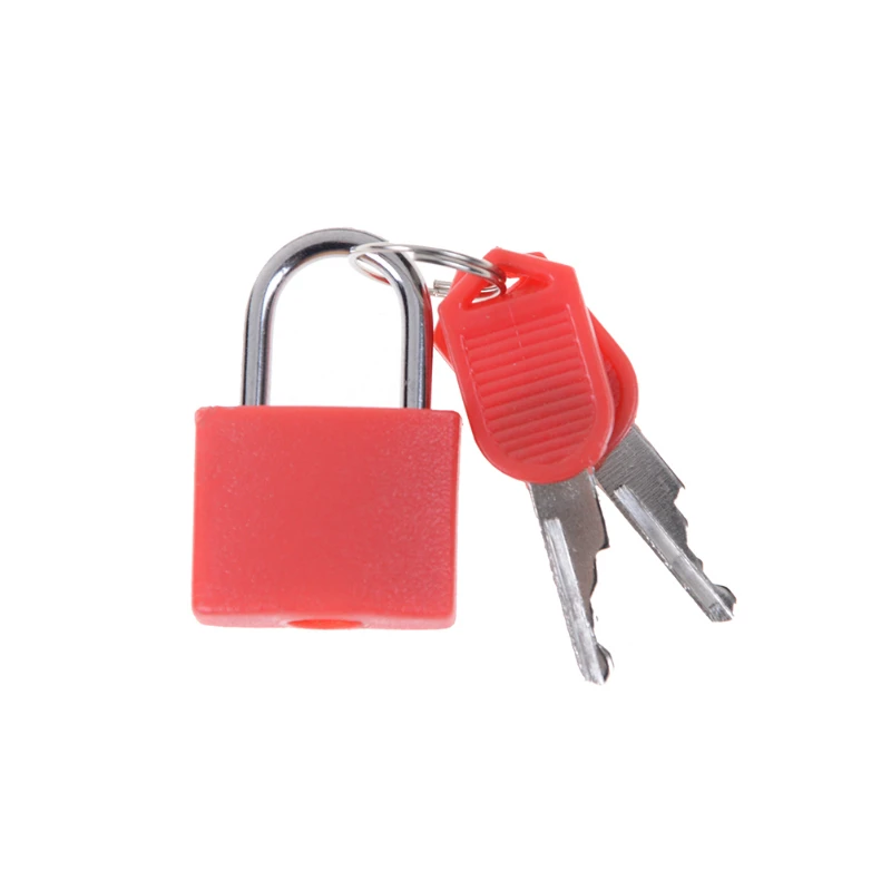Mini Steel Padlocks - 22mm with 2 Keys in Colored Cases - Set of 5 - Image 6