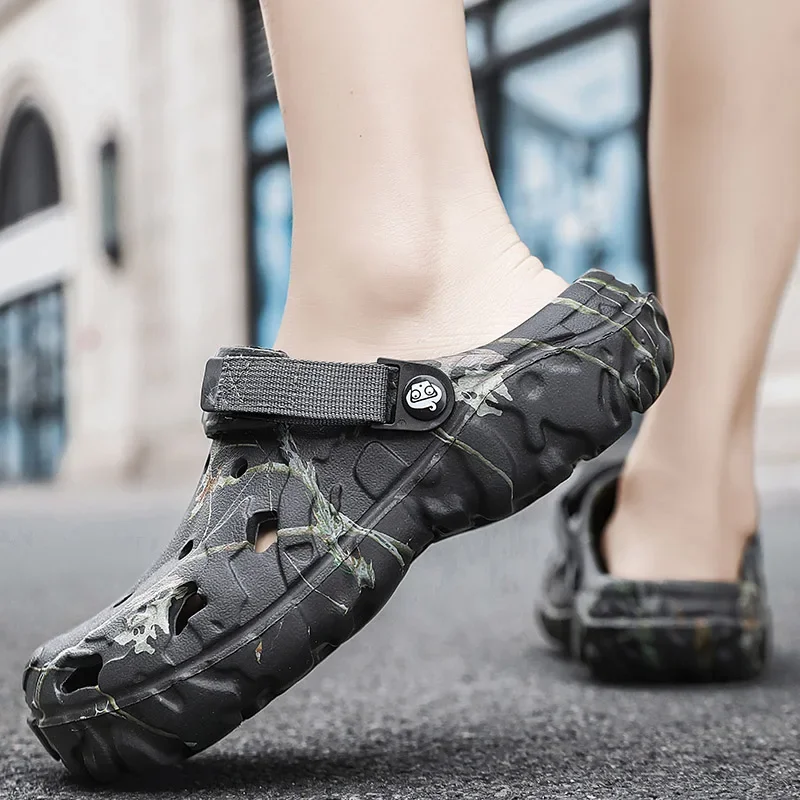 Men's Comfortable Clogs Sandals - Non-Slip Flip Flops, Big Size 46-47 - Image 6