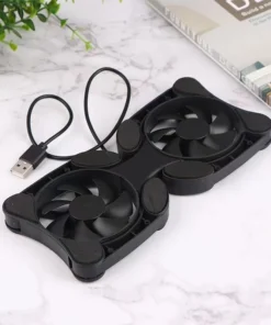 Alternative view of Mini Radiator Laptop Cooling Pad - Foldable Notebook Fan Stand