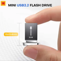 KODAK Mini USB Flash Drive with High Speed 140MB/s, Available in 16GB to 128GB