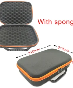 EVA Canvas Storage Box With DIY Sponge Travel Case Zipper Bag For Outdoor Tool Earphone Drone Hard Drive Storage Accessories