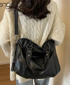 Alternative view of Female Hobo Handbag Large Capacity Shoulder Bags Big Stylsih Casual Tote Bag Ladies A4 Soft Leather Crossbody Bags Business Sac