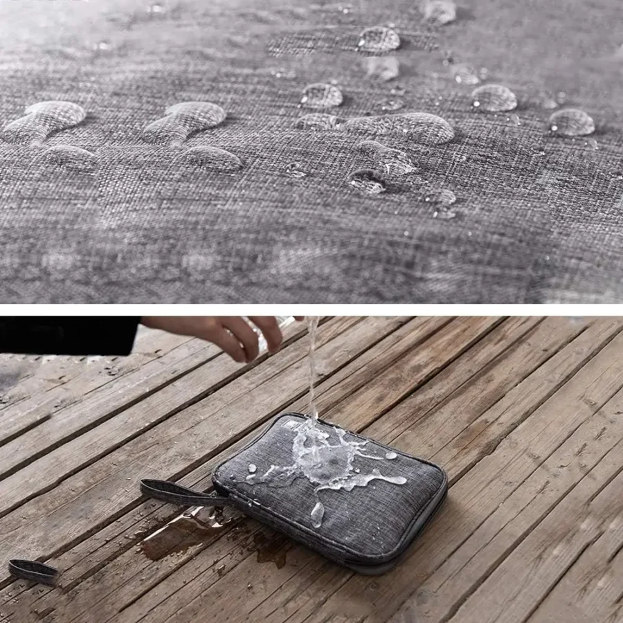 Waterproof Electronics Organizer Bag - Travel Size Cable and Accessories Storage - Image 5