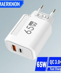 PD 65W GaN Charger USB C Fast Chargering Adapter For Samsung S22 S21 iPhone 14 13 Xiaomi Huawei LG Quick Charge 3.0 USB Charger