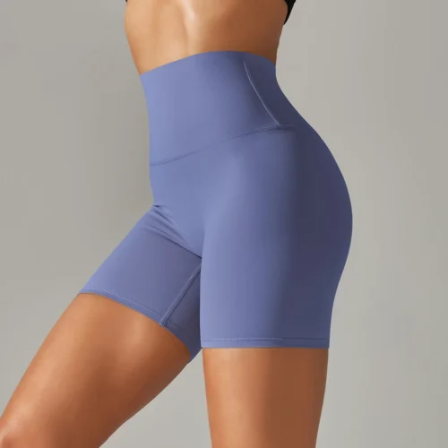 Alternative view of Women's High Waist Squat Proof Yoga Shorts - Quick-Dry Fitness Leggings for Gym and Cycling