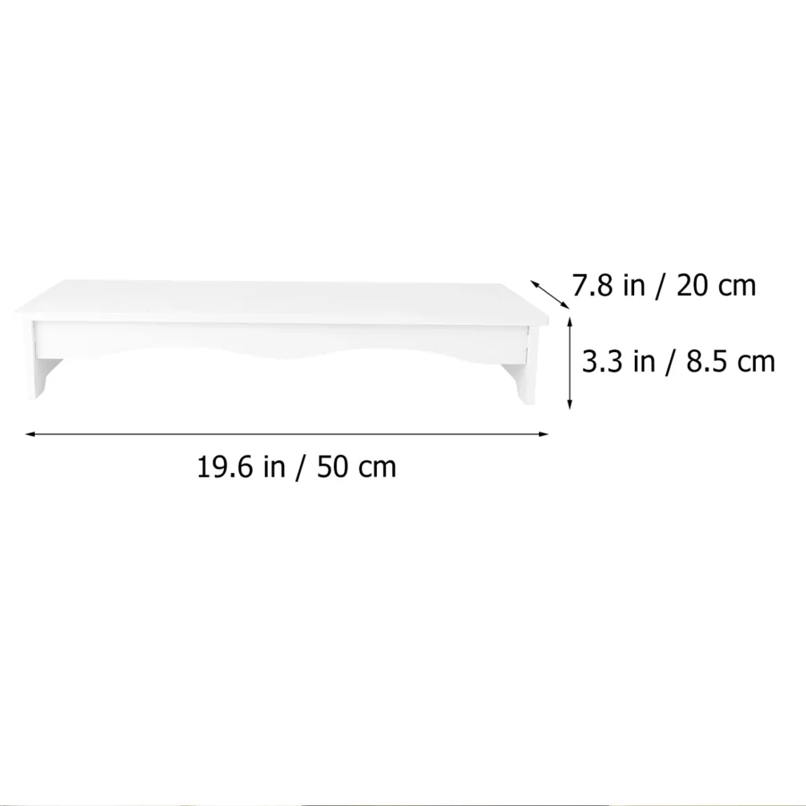 Computer Heightened Shelf Monitor Bracket Keyboard Stand Riser Desk Screen Plastic Desktop Base Computer Screen Shelf - Image 4