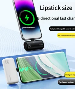 Alternative view of M&W Mini Power Bank 5000mAh - Fast Charging, USB Type-C, 4.5H Usage