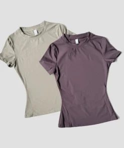 Alternative view of WAREBALL Sports Tops Quick-drying Ladies Tank Top Fitness Running Yoga Short Sleeve Elastic Breathable Yoga T-Shirt For Women