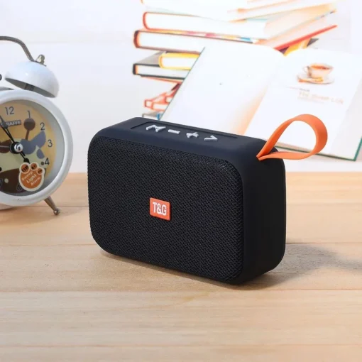 Portable Bluetooth Speaker with Subwoofer and FM Radio - Compact Sound Box for Outdoor Use - Image 4