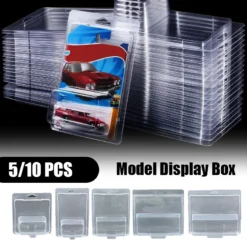 Plastic Clear Car Toy Display Case with Protective Shell for Boulevard Team Transport Model Collectors
