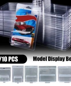 5/10PCS Plastic Clear Car Toy Display Case Protective Shell for Boulevard Team Transport Model Card Protector Show Box Boys Gift