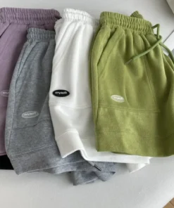 Alternative view of 2026 Women's Comfortable Loose Wide-legged Drawstring A Pants Slim Waist Slim Fit Casual Home Versatile Sports Shorts New