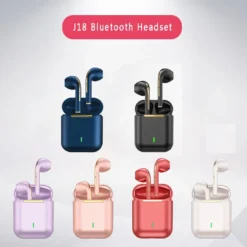 J18 Wireless Earbuds - Bluetooth 5.3, Noise-Cancelling, Long Playtime for Gaming and Business