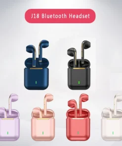 J18 Wireless Earbuds - Bluetooth 5.3, Long Playtime, Noise-Cancelling for Gaming and Business