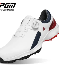 PGM Men Golf Shoes Comfortable Cushion Knob Lace Waterproof Anti Slip Sports Sneakers XZ379