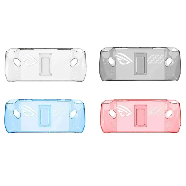 Shockproof Protective Case with Kickstand PC Back Cover Transparent Full Coverage Handheld Console Shell for Asus ROG Ally - Image 5
