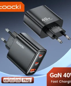 Toocki 40W Charger GaN Phone Charger Fast Charging USB Type C Charger for iPhone 15 14 13 12 Pro Max iPad Samsung S24 S23 Xiaomi