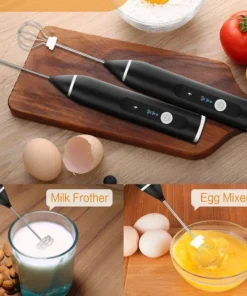 Alternative view of Electric Handheld Milk Frother - Mini Coffee Maker Whisk Mixer for Cappuccino and Cream