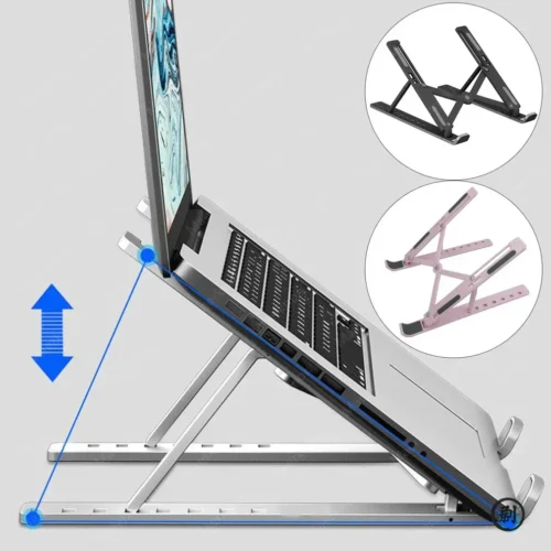Alternative view of Portable Adjustable Laptop Stand for Small Tablets