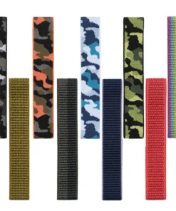 Alternative view of 22mm 26mm QuickFit Nylon Loop Strap For Garmin Tactix 7 AMOLED Delta Bravo Band For Garmin Fenix 7X 6 PRO 5 3 Braided Watchbands