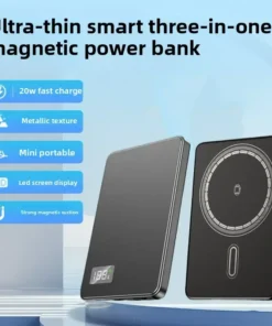 Alternative view of Slim 10,000mAh Magnetic Wireless Power Bank - 20W Fast Charging for Mobile Phones