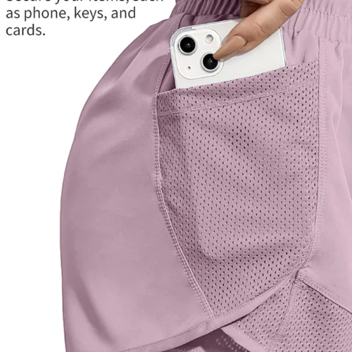 Gym training, running, high waist, breathable exercise, elastic fitness, daily wear of yoga shorts