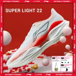 Li-Ning Men's Super Light Running Shoes with Tempo Bounce Cushion and Anti-Slip Technology
